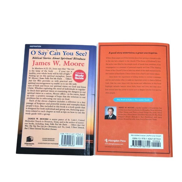 James W. Moore Books Lot of 8 Christian Inspirational Study Paperbacks Self Help - Picture 7 of 16